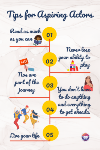 Practical tips for aspiring actors